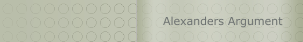 Alexanders Argument
